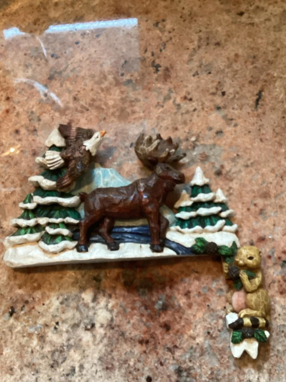 2 Vintage window sill huggers